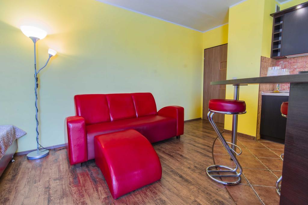 Red Apartment Wrocław Værelse billede